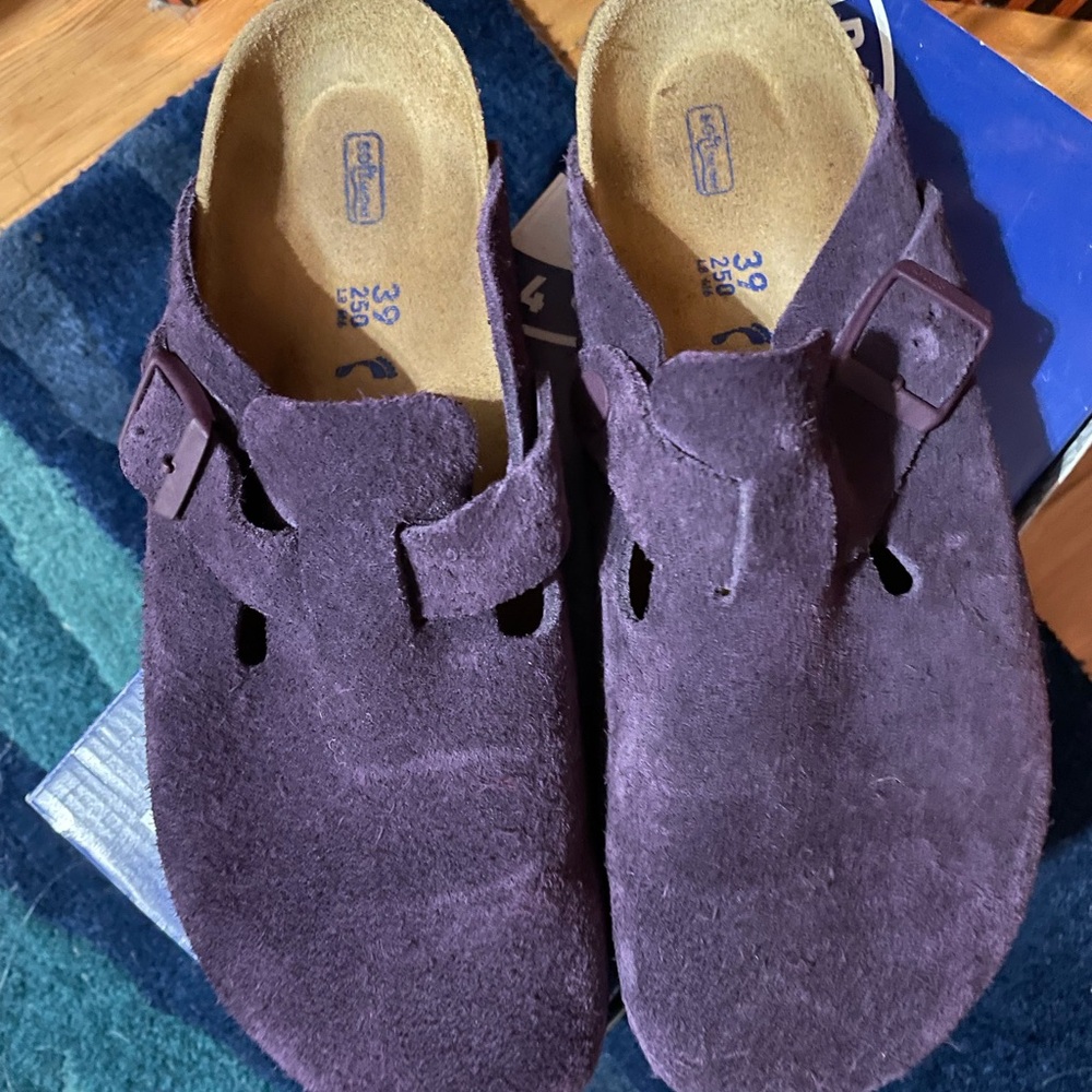 Birkenstock Wine Suede Boston